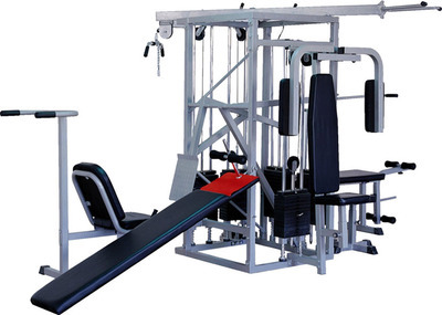 僑潤(rùn)健身器材 綜合訓(xùn)練器QR-1010，高效滿足十人站專業(yè)健身需求